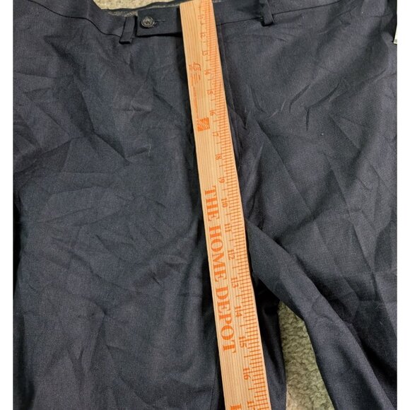 Lauren Ralph Lauren Mens Navy Dress Pants 42W X 32L Flat Front - Picture 7 of 8